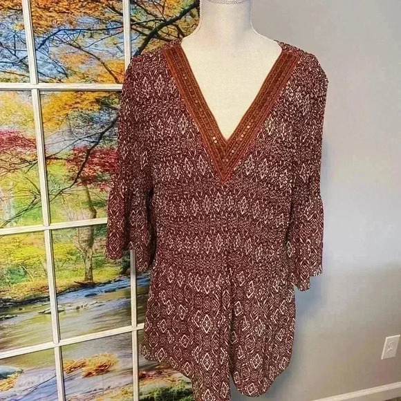 Catherine Rust Colored Top Size 14/16 or 0 - Picture 1 of 4